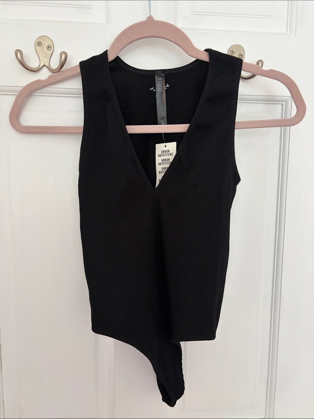 Black v neck body suits